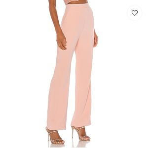 Revolve tailored pink pants